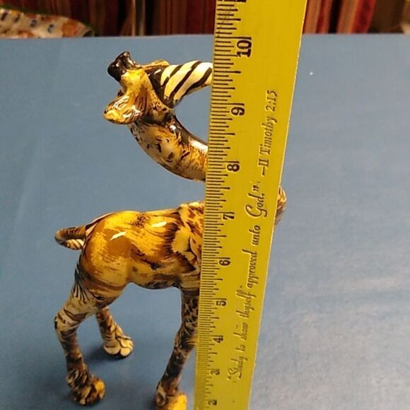 Vintage LaVie Jungle Safari Hand painted Hidden Safari Animals Giraffe - Picture 7 of 8